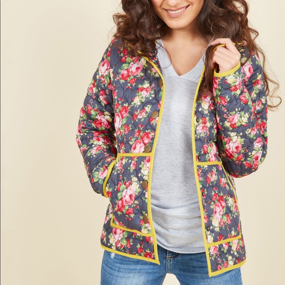 Modcloth XL Floral Jacket